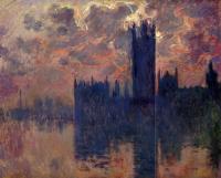 Monet, Claude Oscar - Houses of Parliament, Sunset